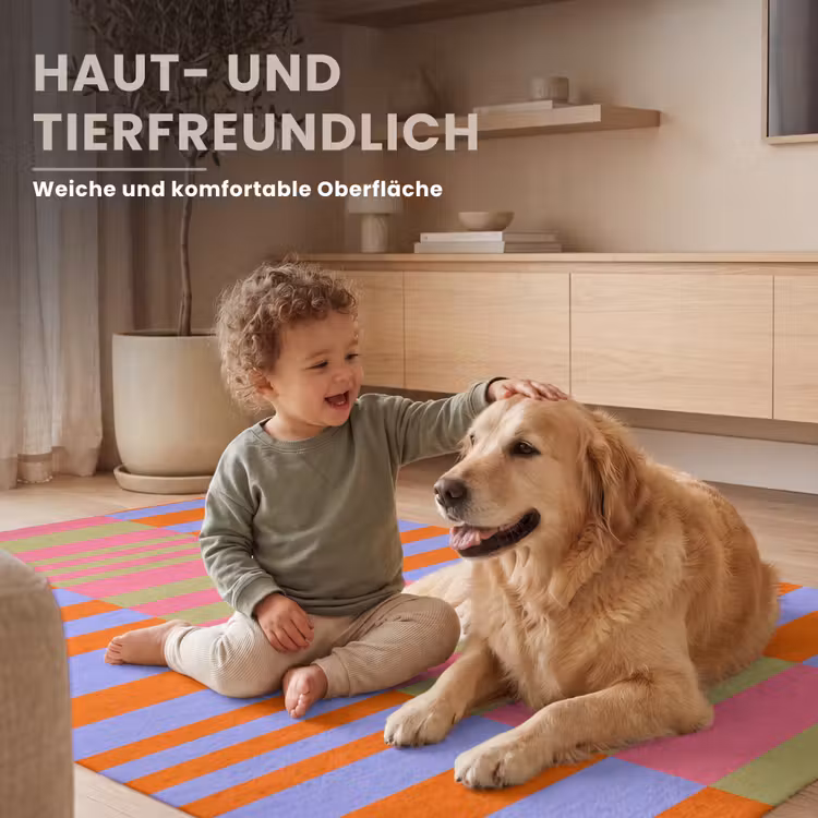 Teppich - Zusammenfassung – Muster – Geometrisch – Farbenfroh – Modern — 6