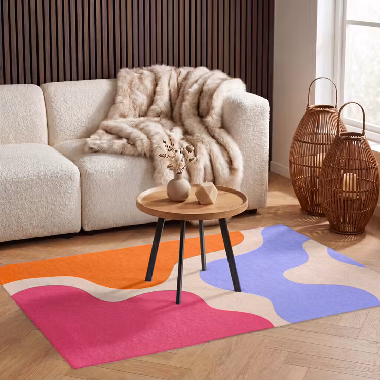 Teppich - Zusammenfassung – Organische Formen – Design – Modern – Farbenfroh — 3