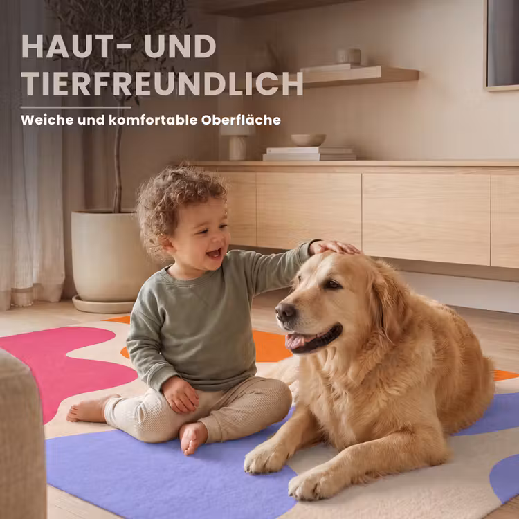 Teppich - Zusammenfassung – Organische Formen – Design – Modern – Farbenfroh — 6