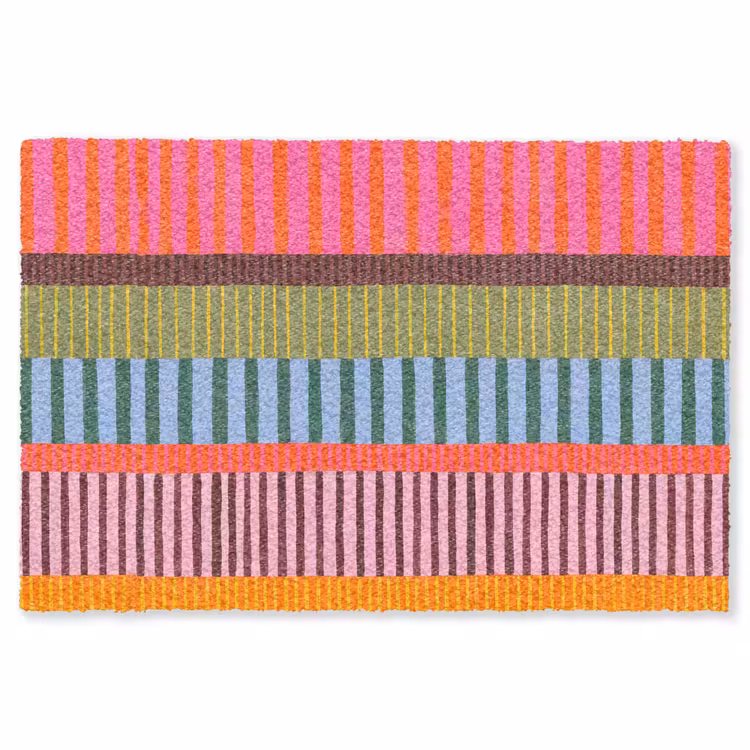 Teppich - Zusammenfassung – Streifen – Modern – Farbenfroh – Kunst — 1