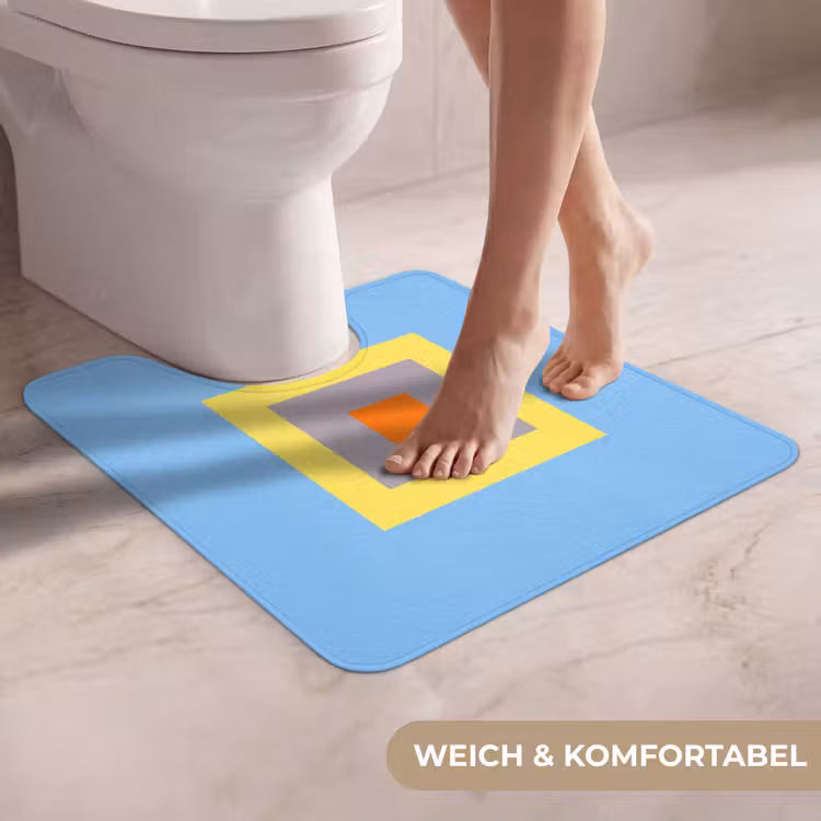 WC Vorleger - Abstrakt – Geometrisch – Farbenfroh – Modern – Formen — 5
