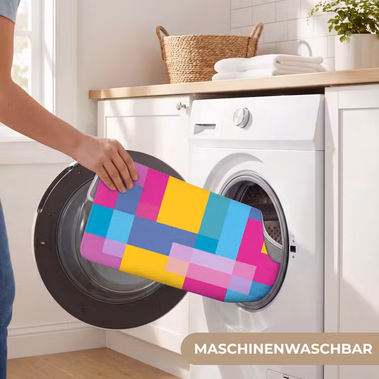 WC Vorleger - Abstrakt – Geometrisch – Kunst – Farbenfroh – Modern — 7
