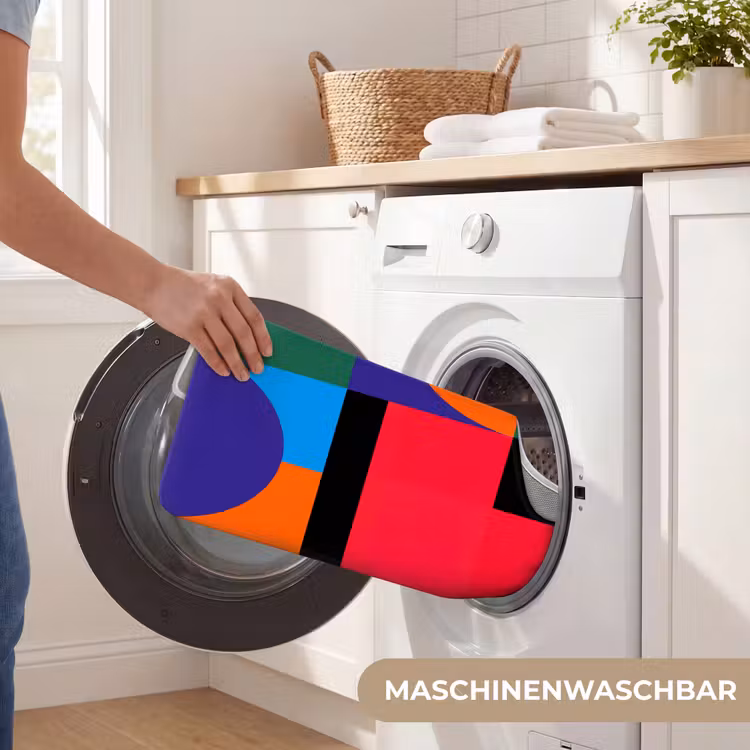 WC Vorleger - Geometrisch – Abstrakt – Formen – Farbenfroh – Modern — 7