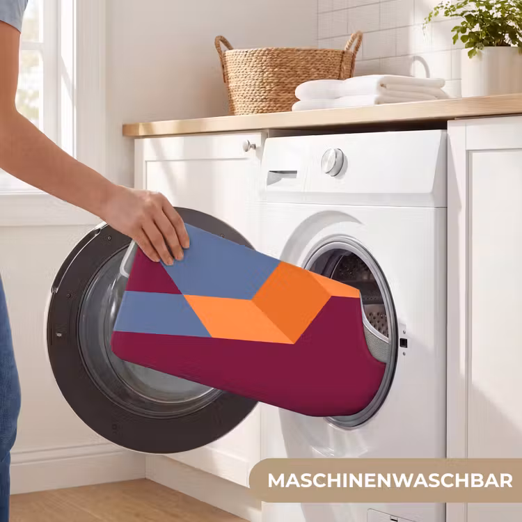WC Vorleger - Zusammenfassung – Formen – Modern – Blau – Orange — 7
