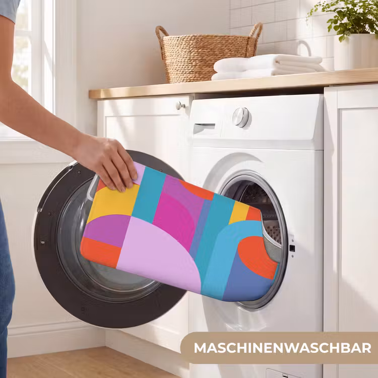 WC Vorleger - Zusammenfassung – Geometrie – Farbenfroh – Modern – Kunst — 7
