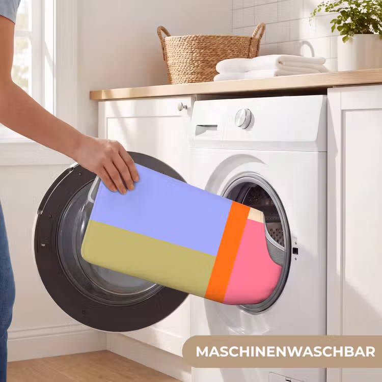 WC Vorleger - Zusammenfassung – Geometrie – Kunst – Modern – Farbenfroh — 7