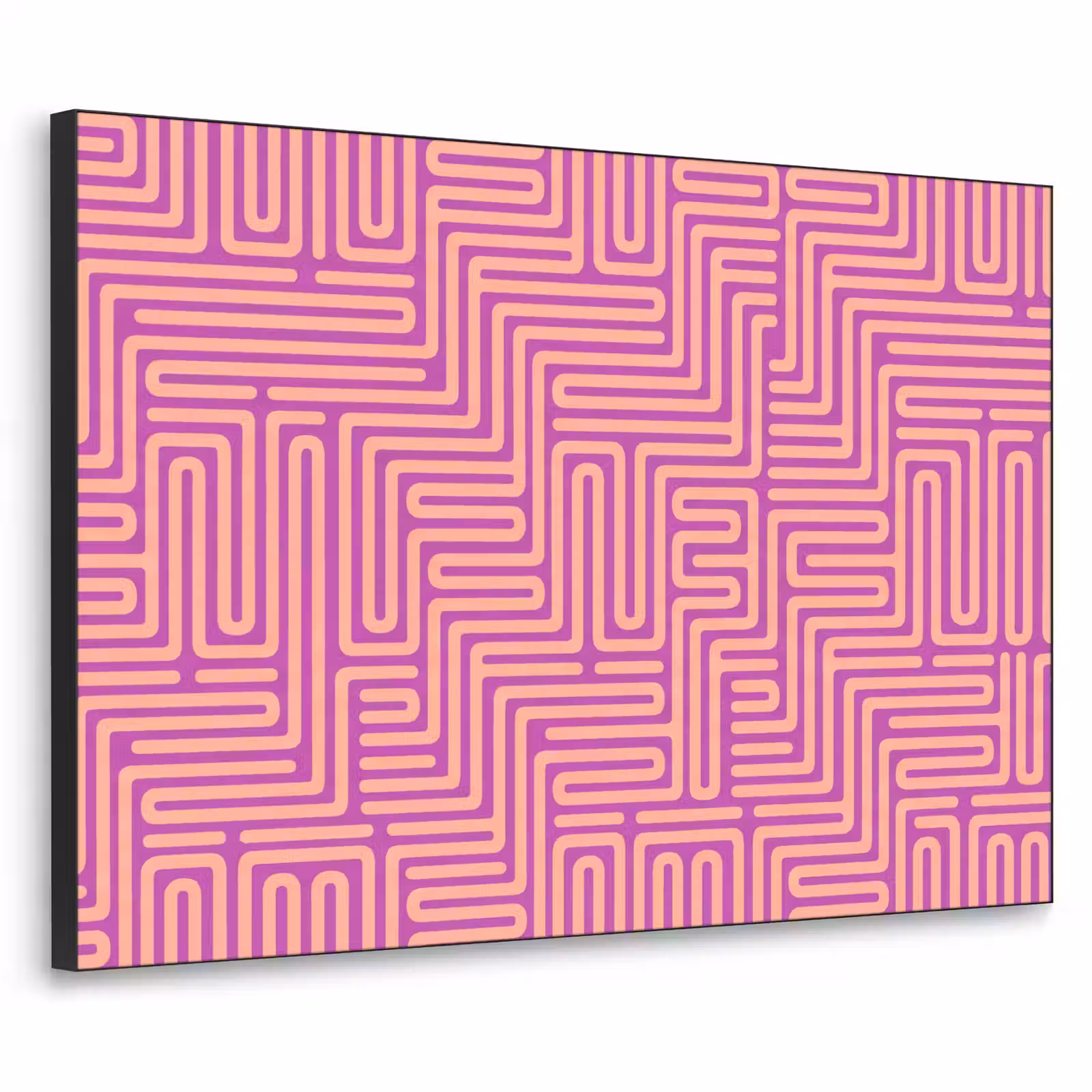 Art Frame - Muster – Linien – Abstrakt – Modern – Lila — 1