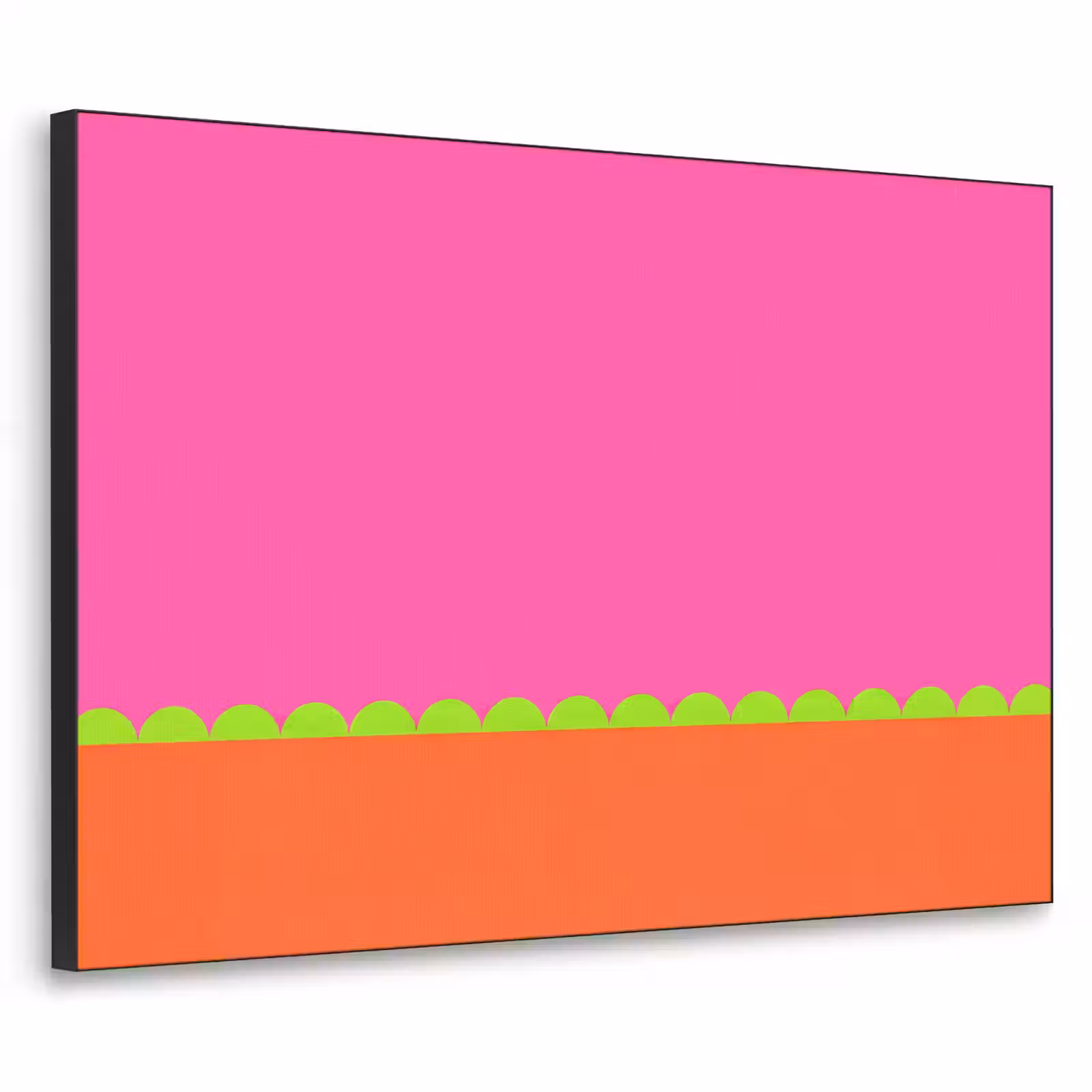 Art Frame - Zusammenfassung – Geometrisch – Farbblöcke – Rosa – Orange — 1