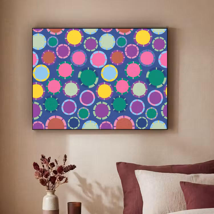 Art Frame - Muster – Kreise – Abstrakt – Bunt — 2