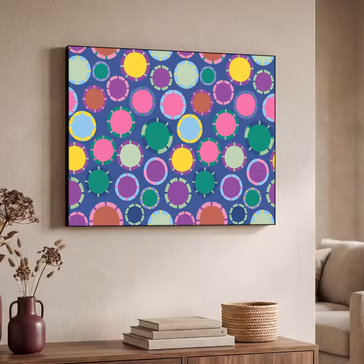 Art Frame - Muster – Kreise – Abstrakt – Bunt — 3