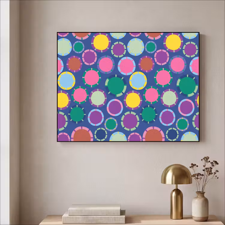Art Frame - Muster – Kreise – Abstrakt – Bunt — 4