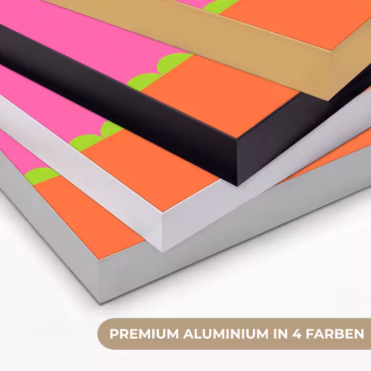 Art Frame - Zusammenfassung – Geometrisch – Farbblöcke – Rosa – Orange — 5