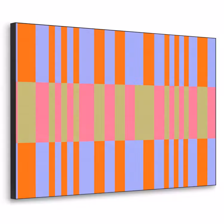 Art Frame - Zusammenfassung – Muster – Geometrisch – Farbenfroh – Modern — 1