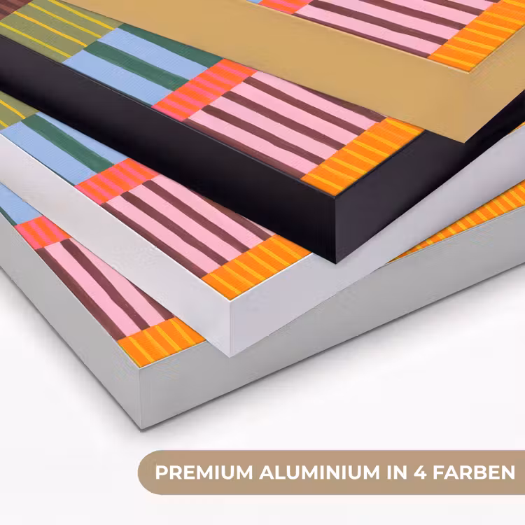 Art Frame - Zusammenfassung – Streifen – Modern – Farbenfroh – Kunst — 5