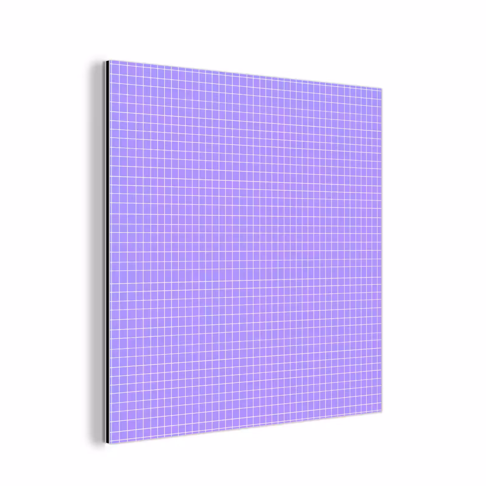 Alu-Dibond-Bild - Lila – Geometrisch – Raster – Minimalistisch – Muster — 1