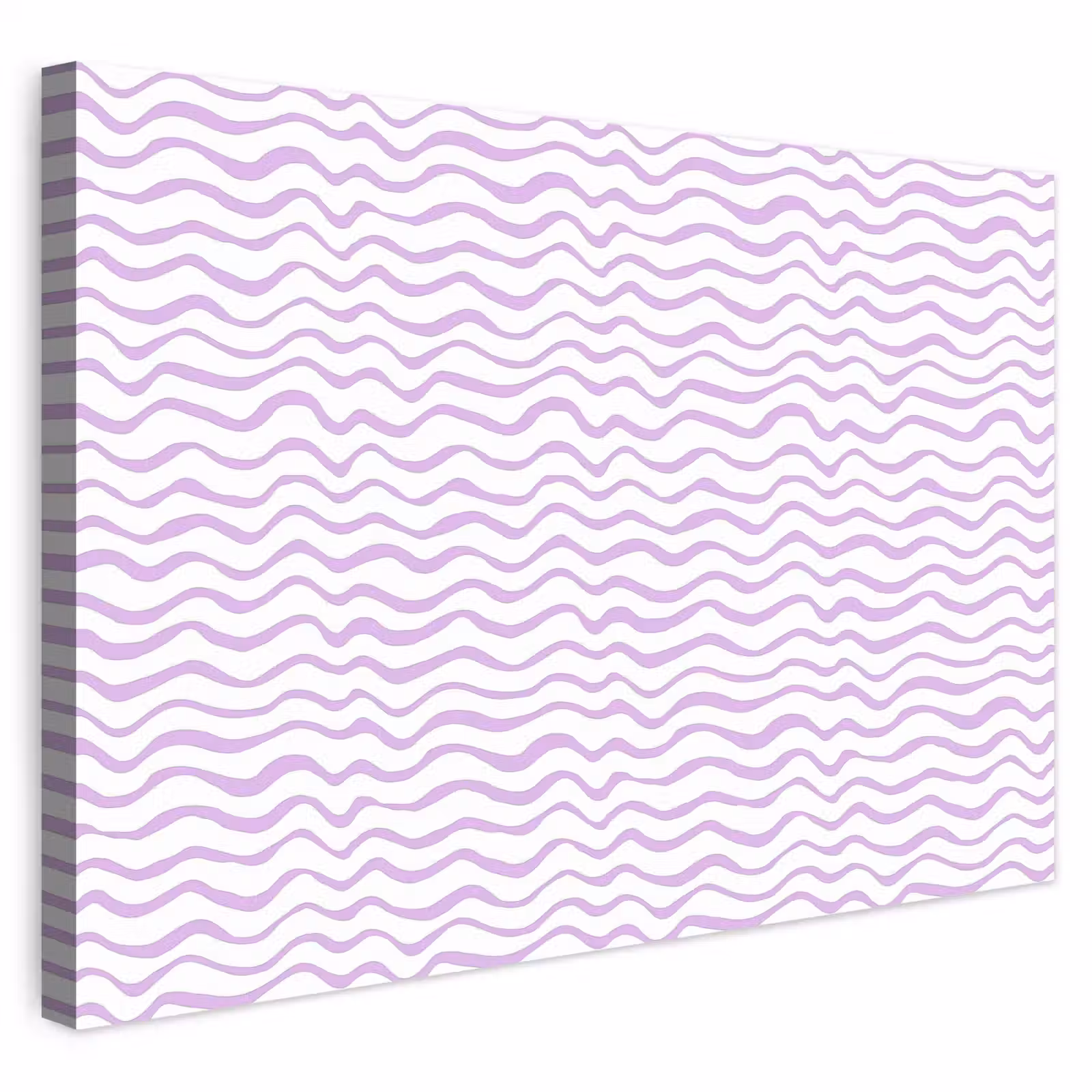 Outdoor Leinwand - Lila – Geometrisch – Wellen – Linien – Muster — 1