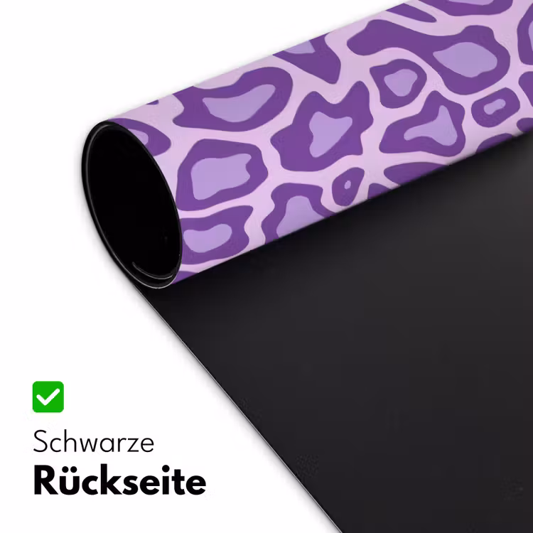Schreibtischunterlage - Lila – Abstrakt – Leopard – Flecken – Groovy – Muster — 2