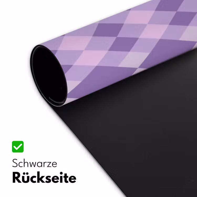 Schreibtischunterlage - Lila – Geometrisch – Rauten – Argyle – Muster — 2