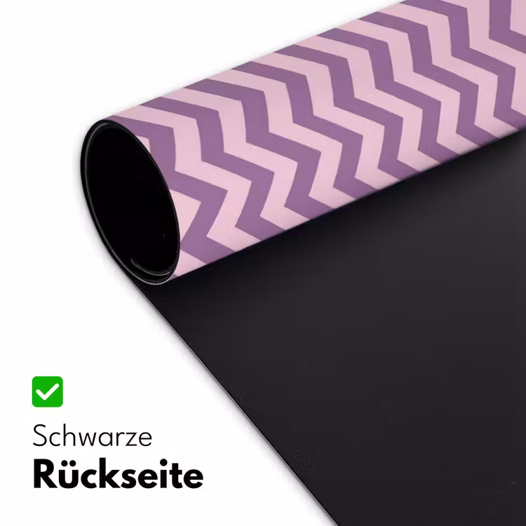 Schreibtischunterlage - Lila – Rosa – Geometrisch – Chevron – Zickzack – Muster — 2