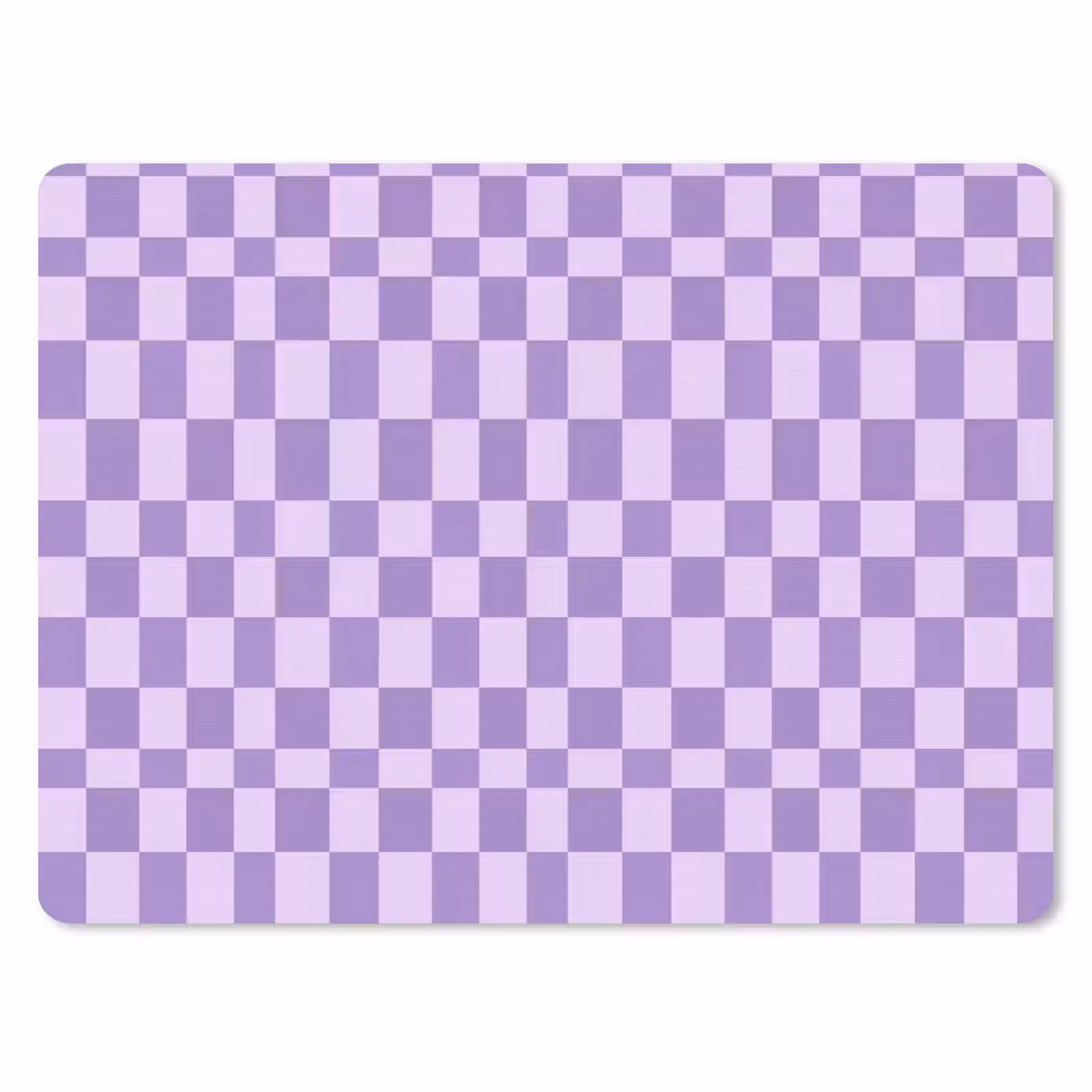 Mauspad - Lila – Geometrisch – Schachbrettmuster – Blöcke – Muster — 1