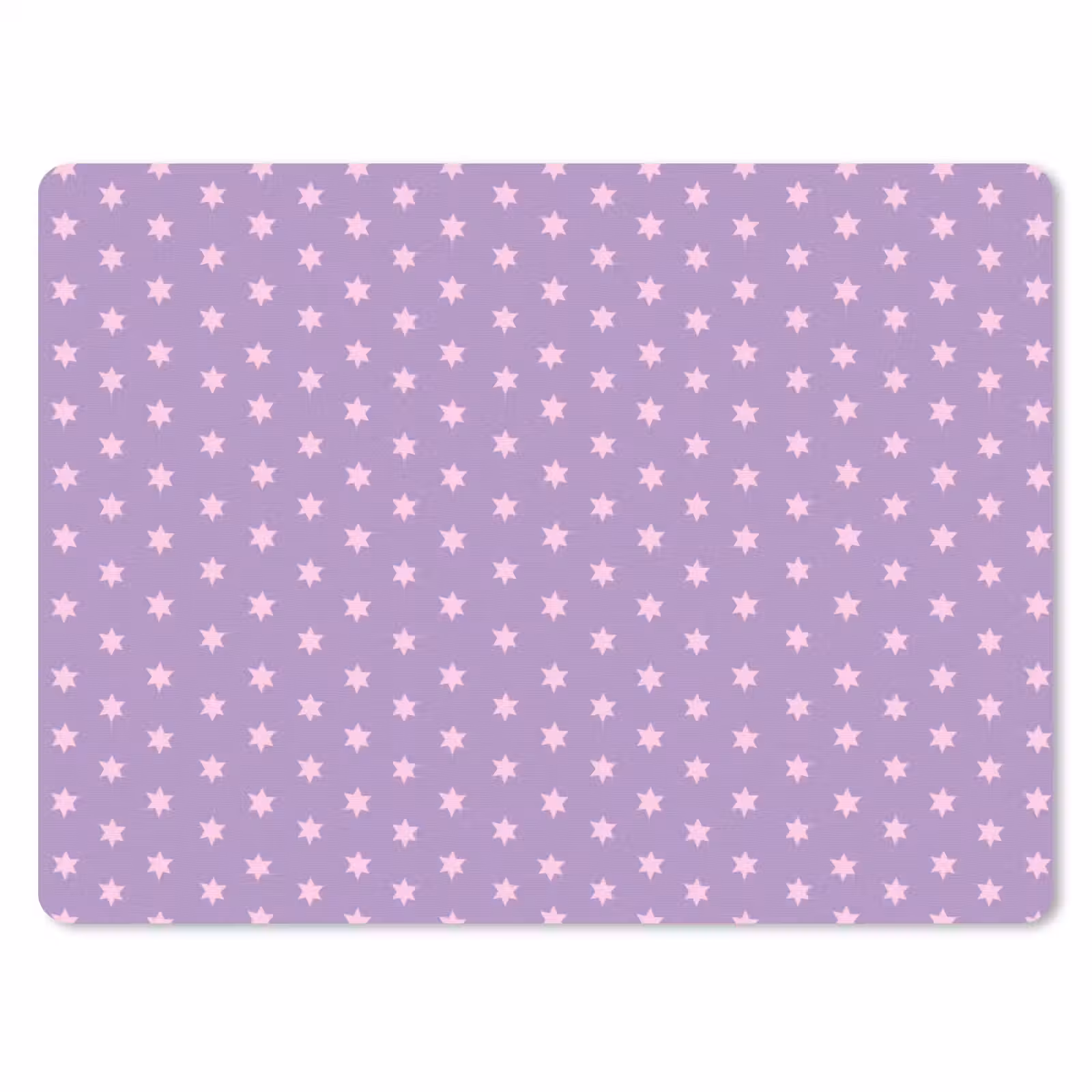 Mauspad - Lila – Rosa – Sterne – Geometrisch – Muster — 1