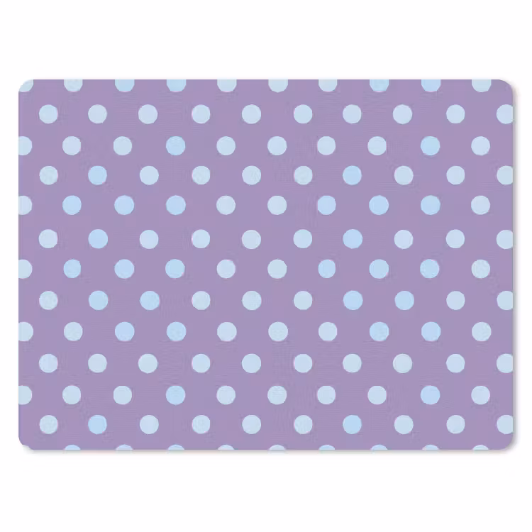 Mauspad - Lila – Blau – Geometrisch – Punkte – Polka Dot – Muster — 1