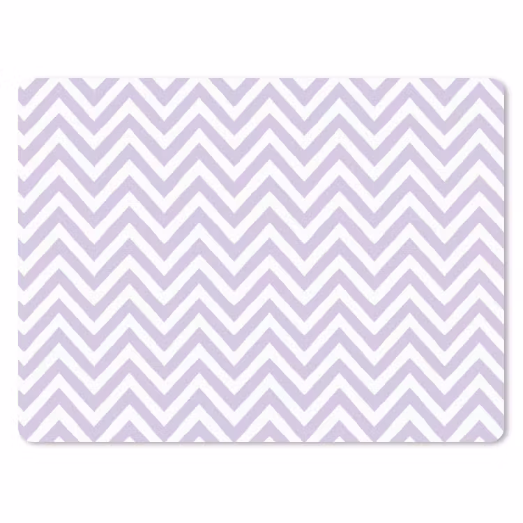 Mauspad - Lila – Geometrisch – Chevron – Zickzack – Muster — 1