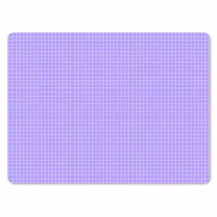 Mauspad - Lila – Geometrisch – Raster – Minimalistisch – Muster — 1