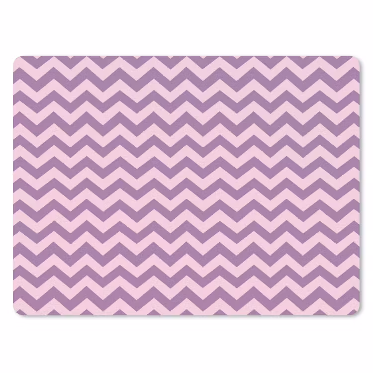 Mauspad - Lila – Rosa – Geometrisch – Chevron – Zickzack – Muster — 1