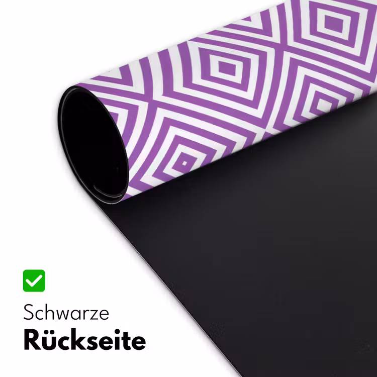 Schreibtischunterlage - Lila – Geometrisch – Rauten – Konzentrisch – Muster — 2