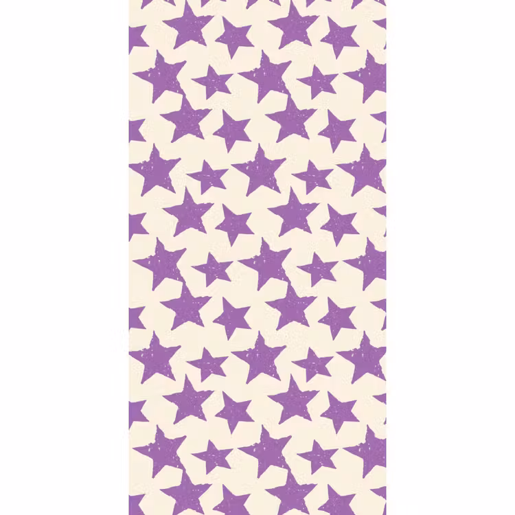 Tapete - Lila – Geometrisch – Sterne – Stempel – Muster — 2