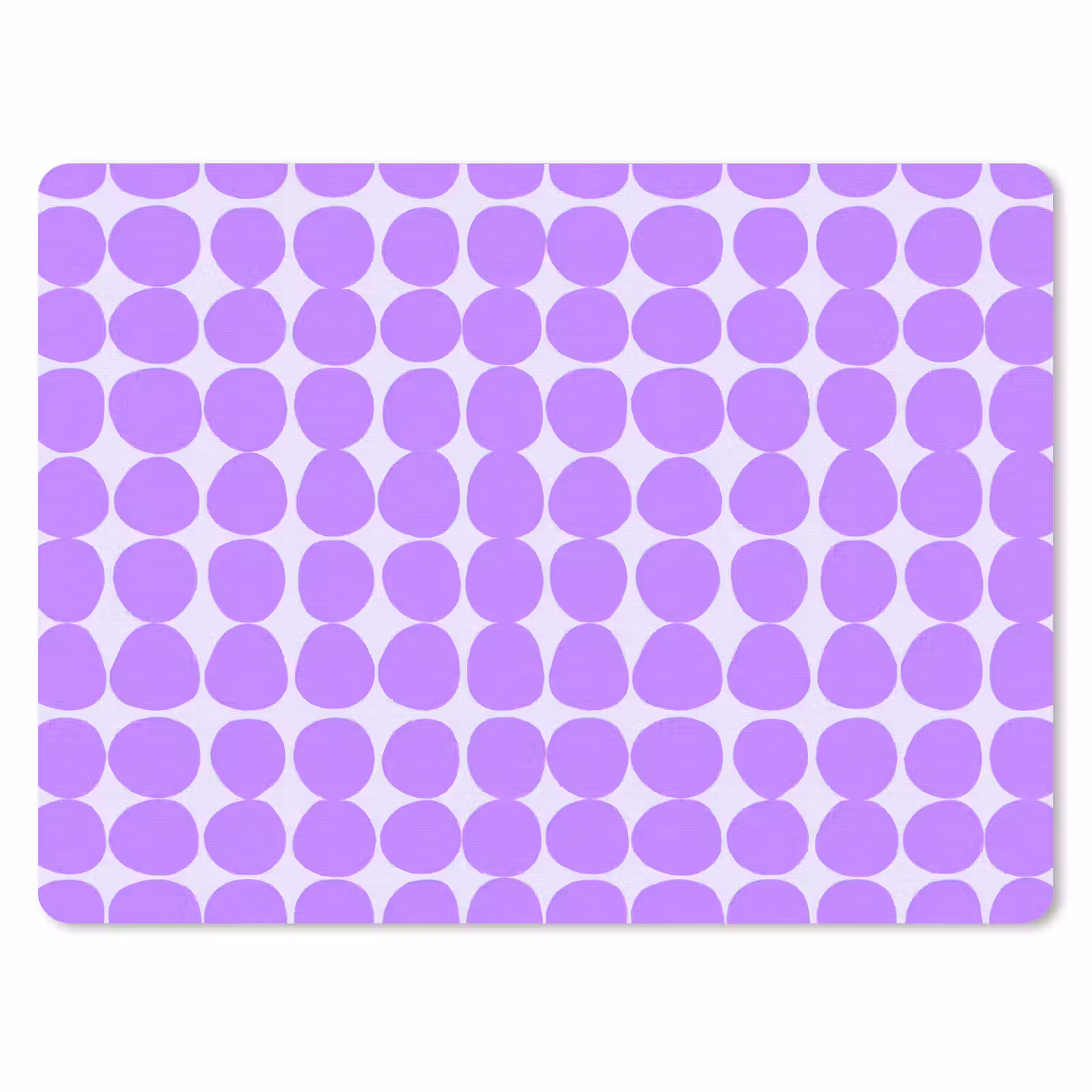 Mauspad - Lila – Geometrisch – Punkte – Polka Dot – Muster — 1