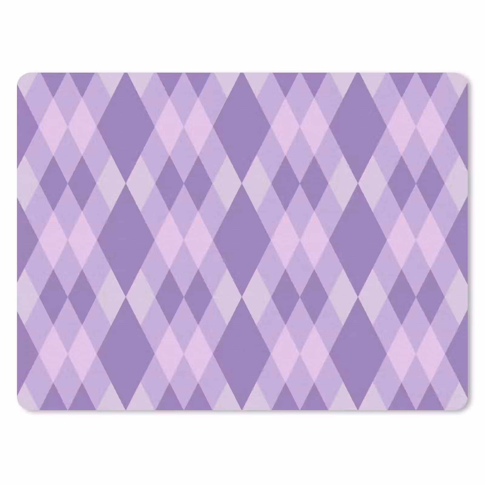 Mauspad - Lila – Geometrisch – Rauten – Argyle – Muster — 1