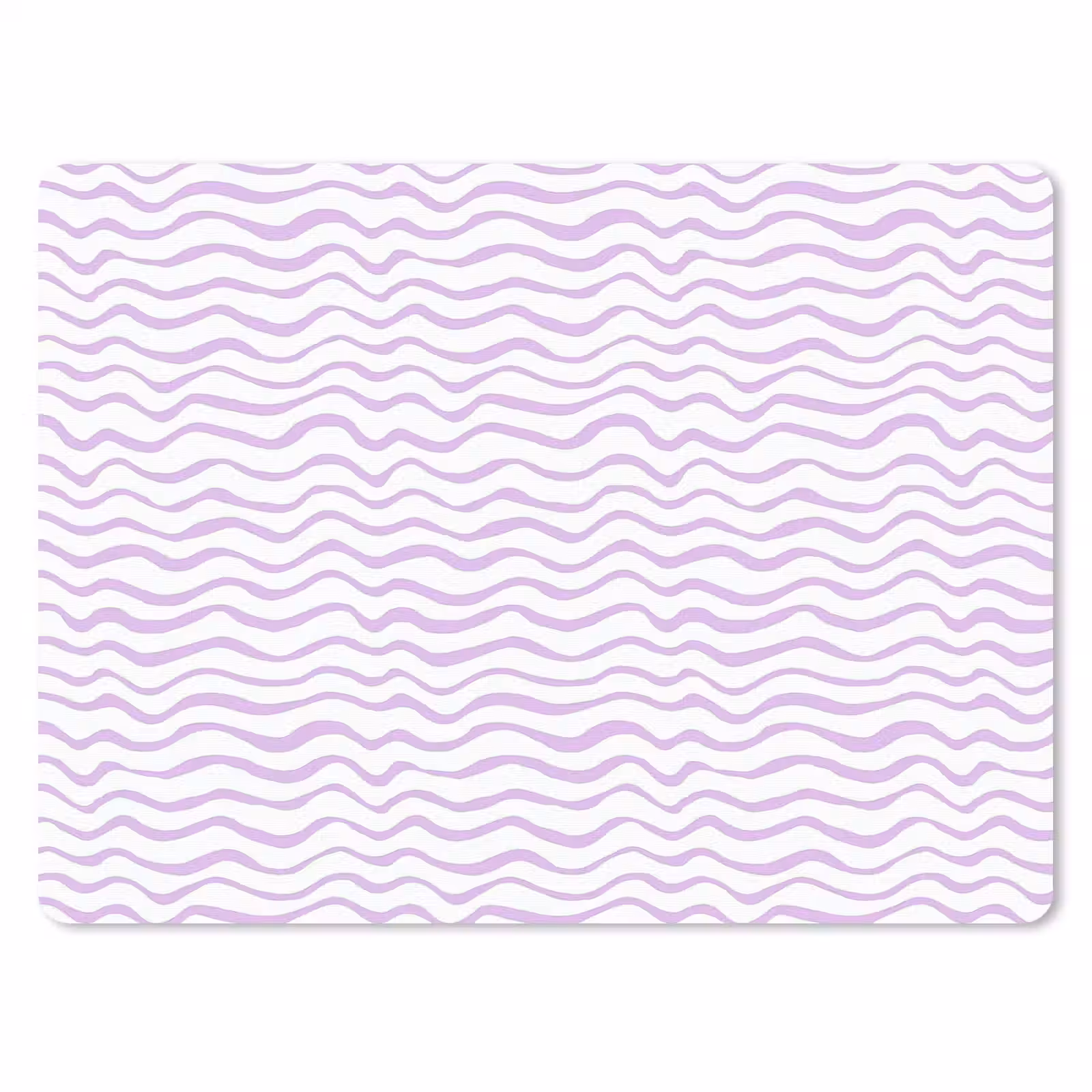 Mauspad - Lila – Geometrisch – Wellen – Linien – Muster — 1