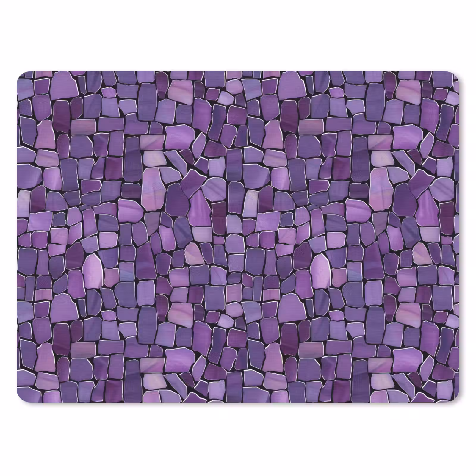 Mauspad - Lila – Mosaik – Scherben – Stein – Muster — 1