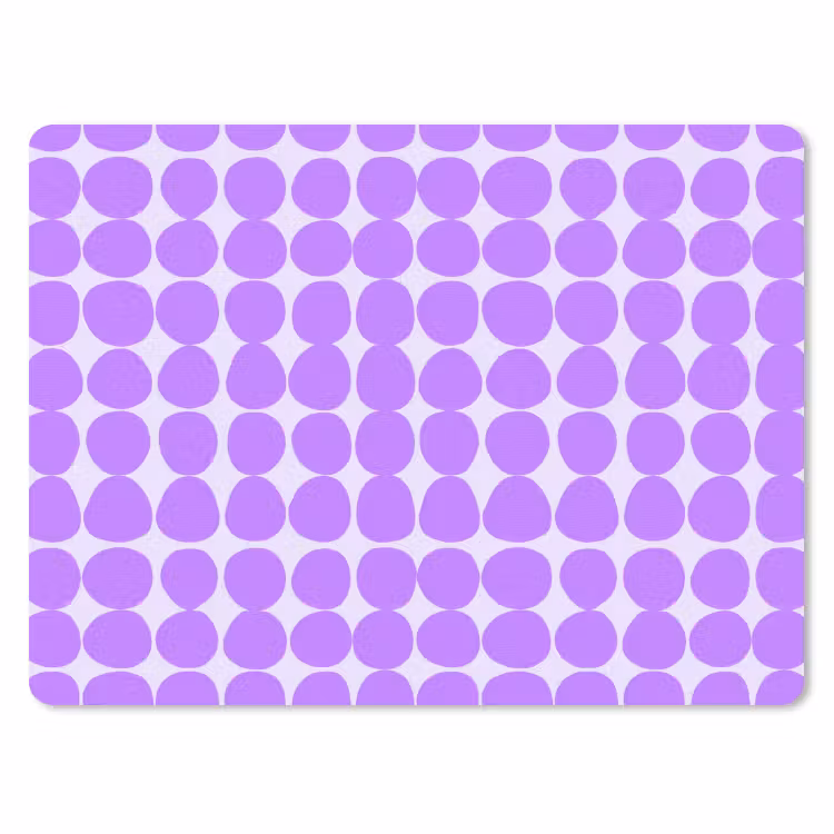 Mauspad - Lila – Geometrisch – Punkte – Polka Dot – Muster — 1