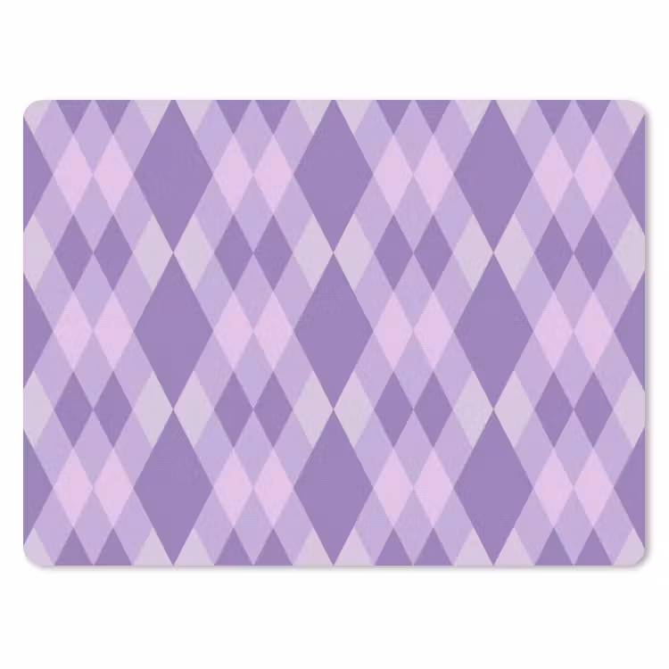 Mauspad - Lila – Geometrisch – Rauten – Argyle – Muster — 1