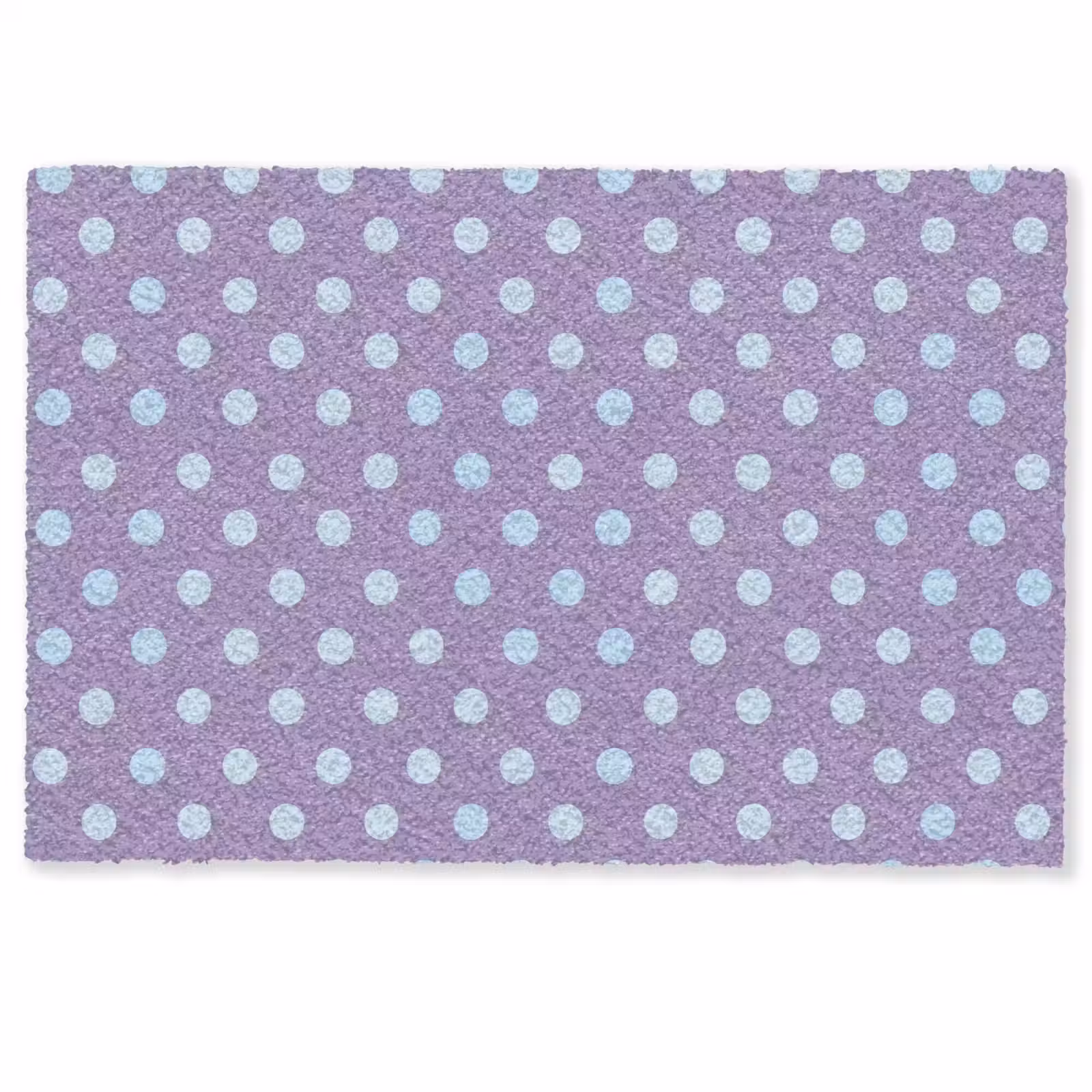 Fußmatte - Lila – Blau – Geometrisch – Punkte – Polka Dot – Muster — 1