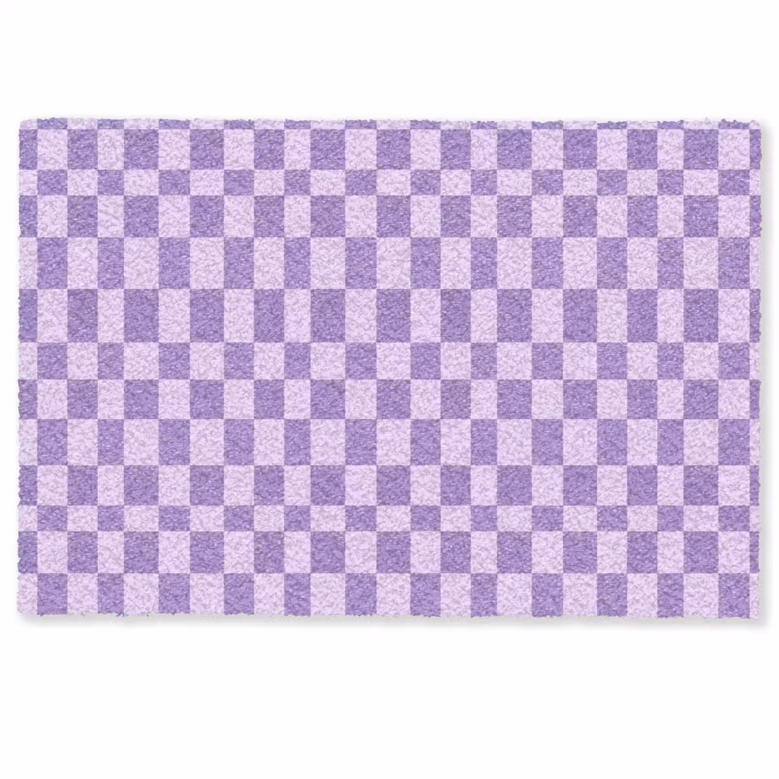 Fußmatte - Lila – Geometrisch – Schachbrettmuster – Blöcke – Muster — 1