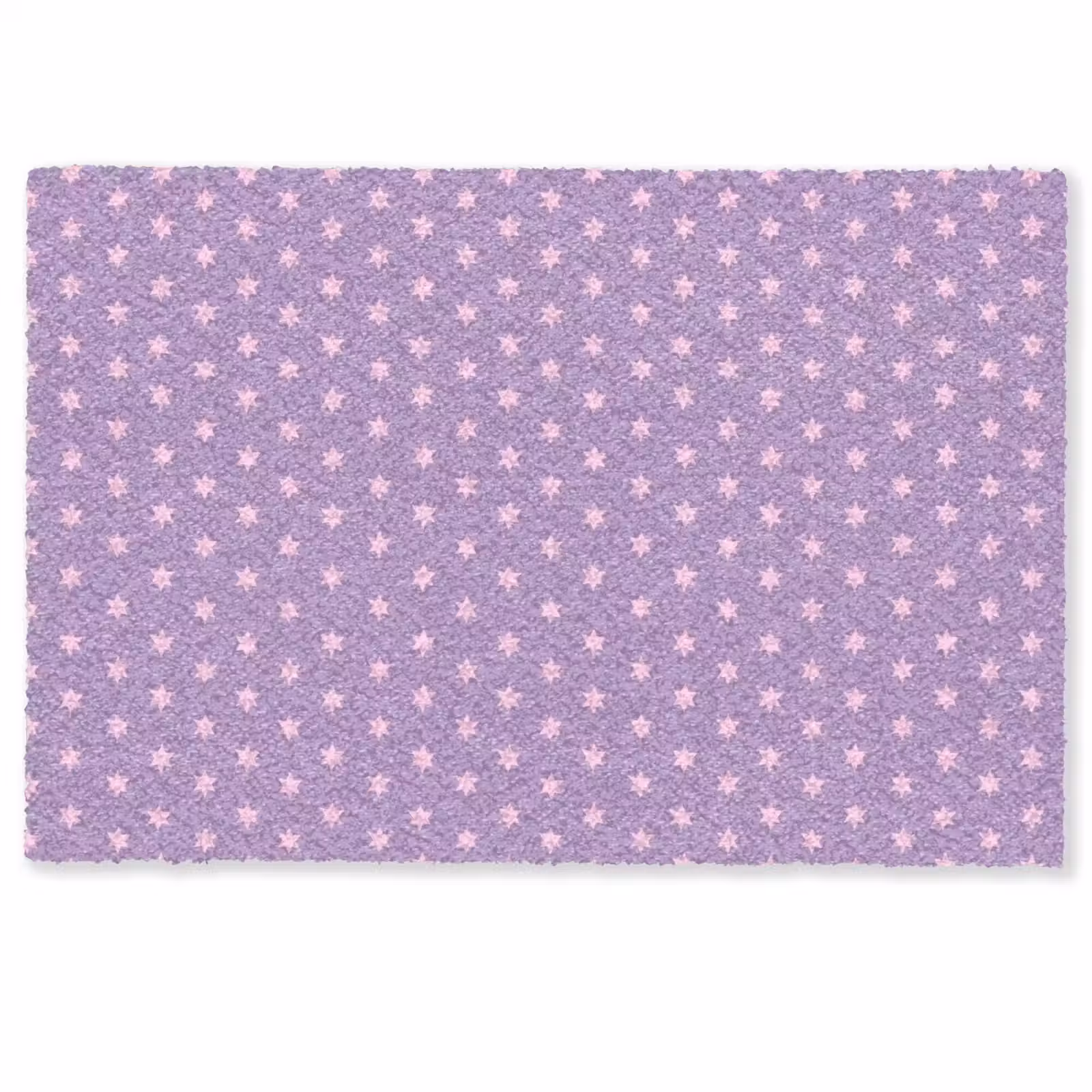 Fußmatte - Lila – Rosa – Sterne – Geometrisch – Muster — 1