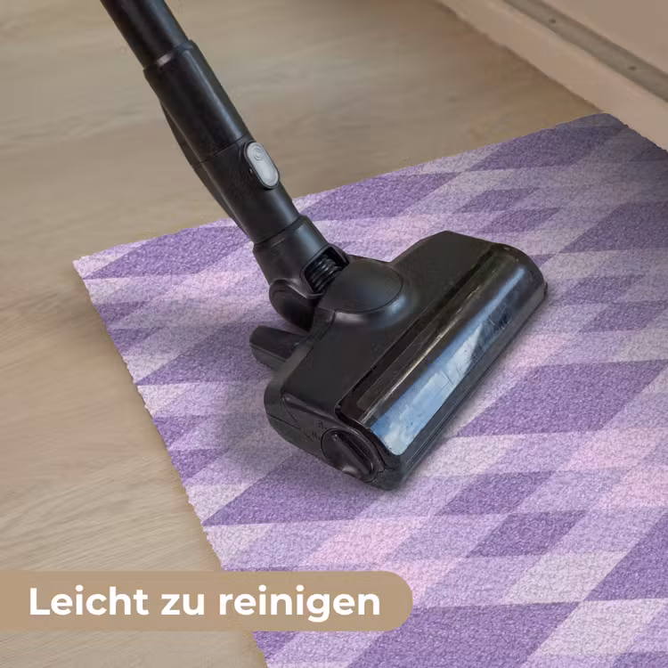 Fußmatte - Lila – Geometrisch – Rauten – Argyle – Muster — 9