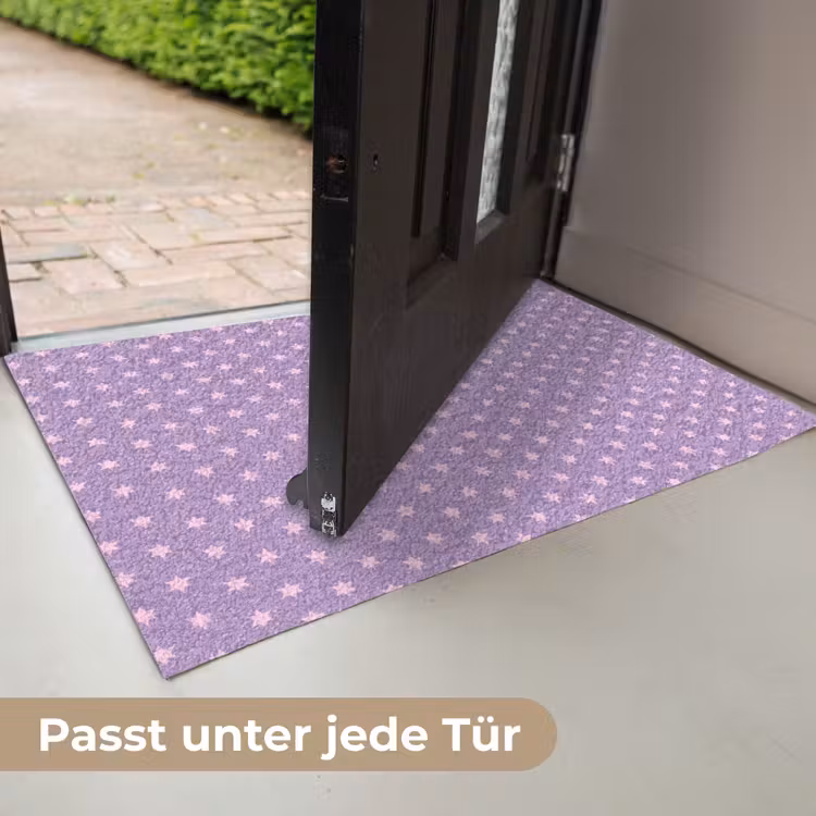 Fußmatte - Lila – Rosa – Sterne – Geometrisch – Muster — 7