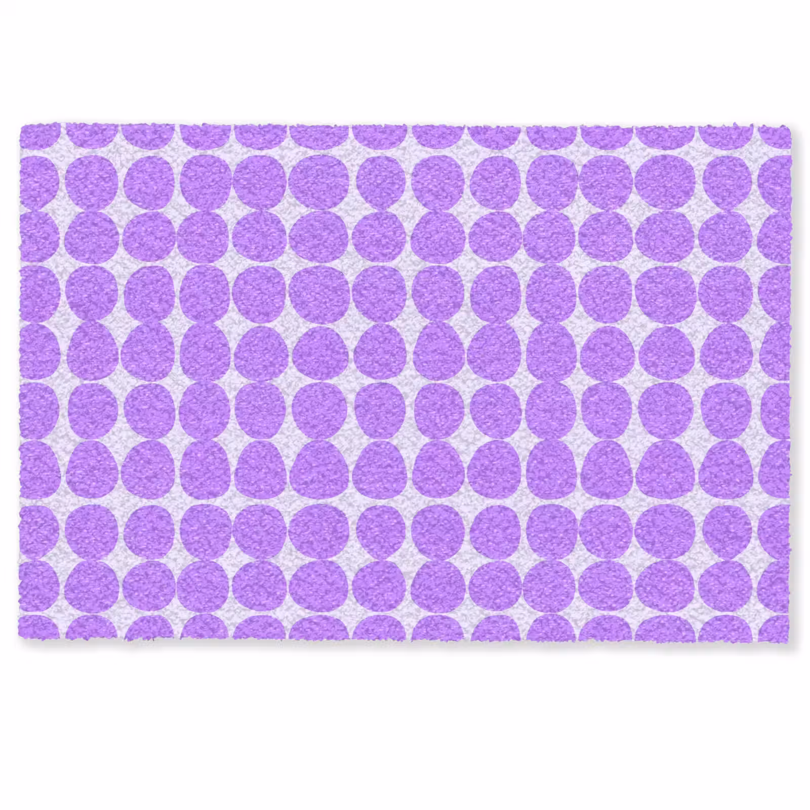 Fußmatte - Lila – Geometrisch – Punkte – Polka Dot – Muster — 1