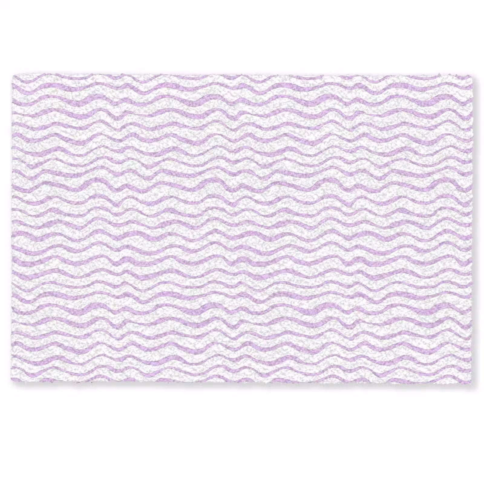 Fußmatte - Lila – Geometrisch – Wellen – Linien – Muster — 1
