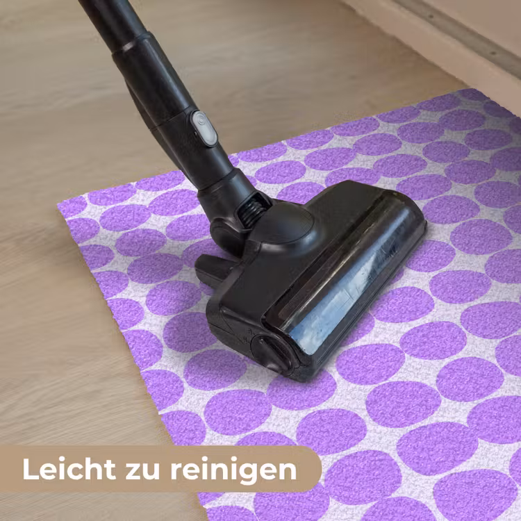 Fußmatte - Lila – Geometrisch – Punkte – Polka Dot – Muster — 9