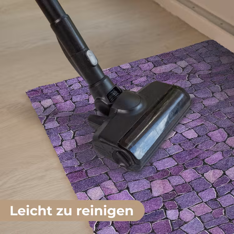 Fußmatte - Lila – Mosaik – Scherben – Stein – Muster — 9