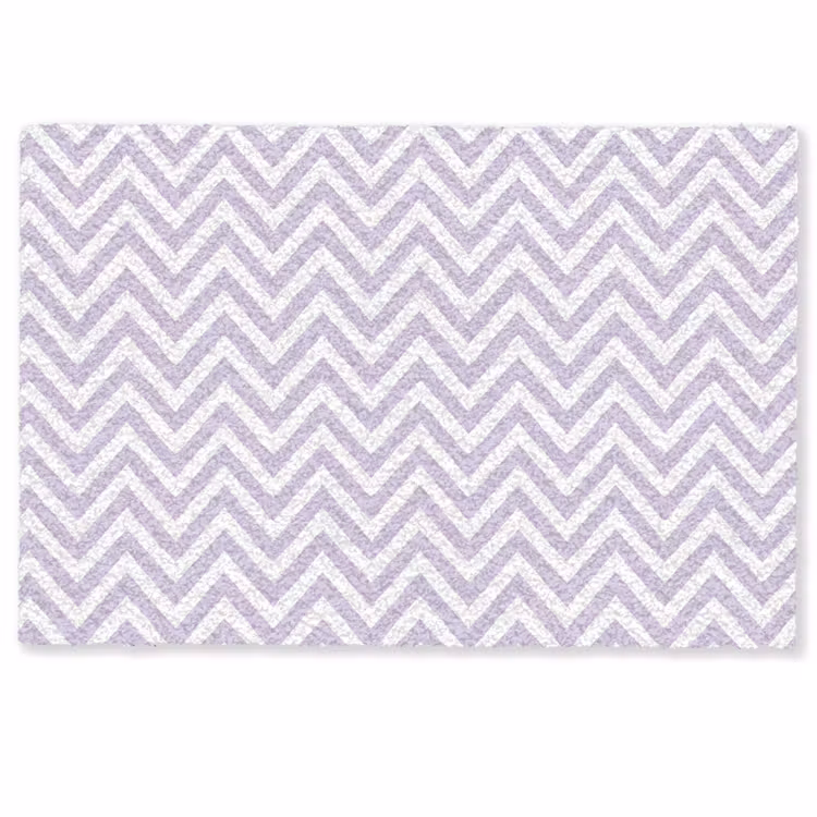 Fußmatte - Lila – Geometrisch – Chevron – Zickzack – Muster — 1