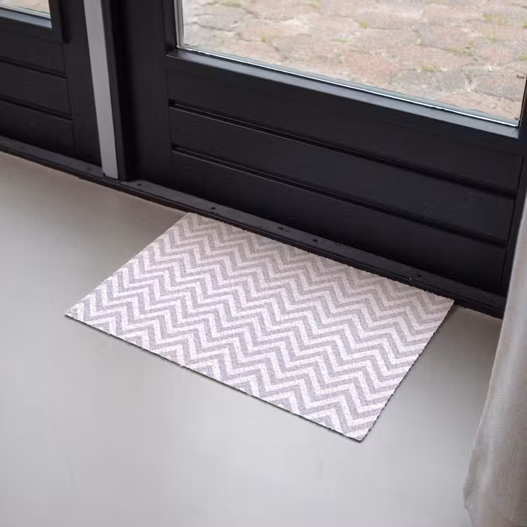 Fußmatte - Lila – Geometrisch – Chevron – Zickzack – Muster — 2