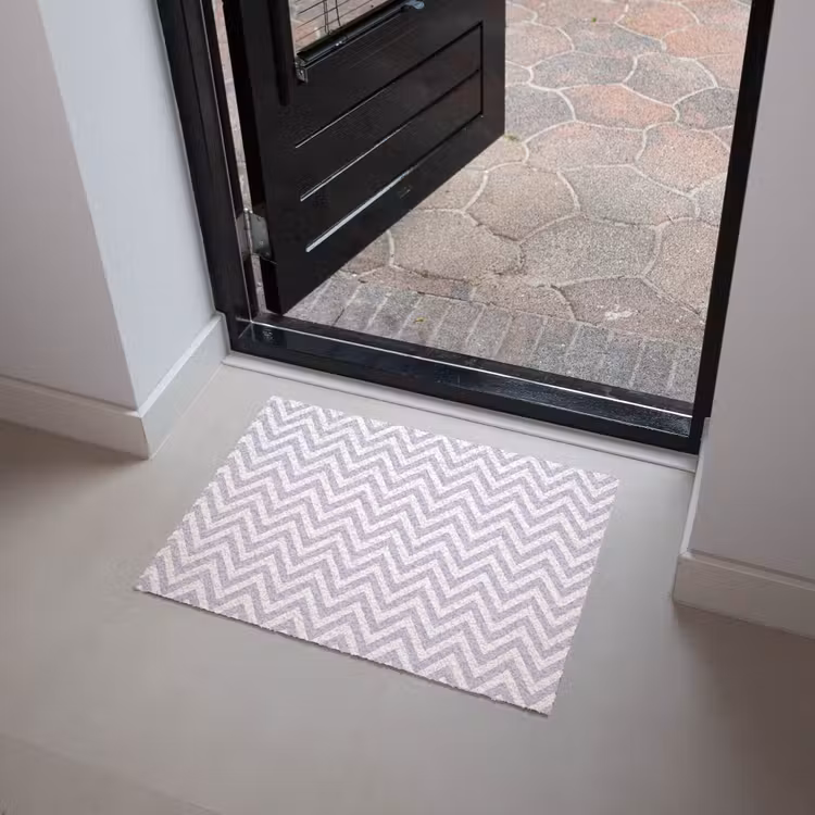 Fußmatte - Lila – Geometrisch – Chevron – Zickzack – Muster — 4