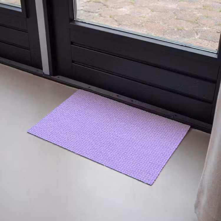 Fußmatte - Lila – Geometrisch – Raster – Minimalistisch – Muster — 2
